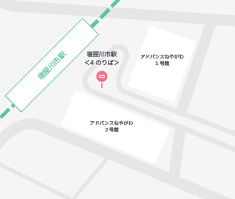 「寝屋川市駅」バス停