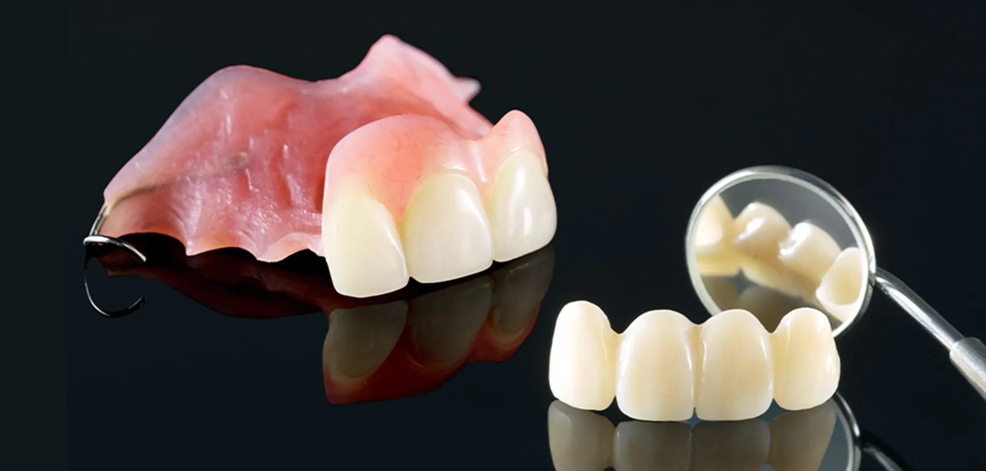 入れ歯とブリッジの比較