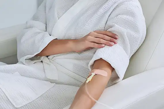 静脈内鎮静法を受ける患者